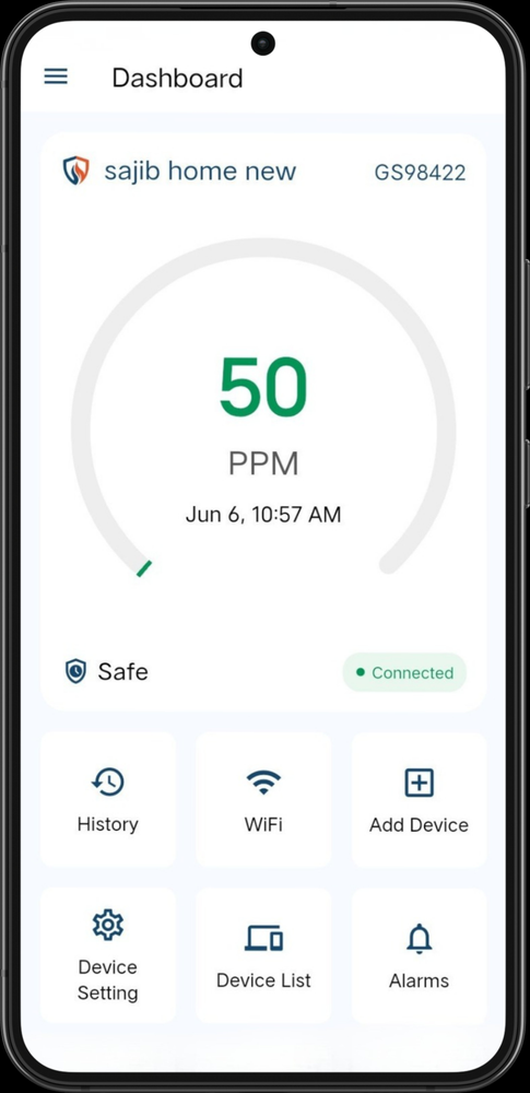 Live dashboard